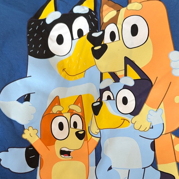 Family Graphic Tee for Kids - Blue - Picture 2 of 3